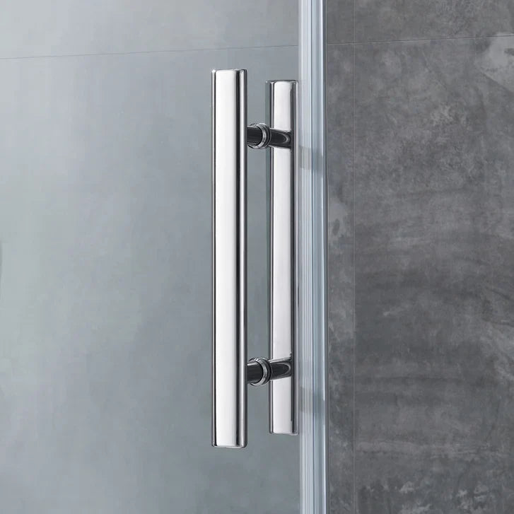 OVE Kelsey 48 in. x 32 in. Corner Shower Kit with Base