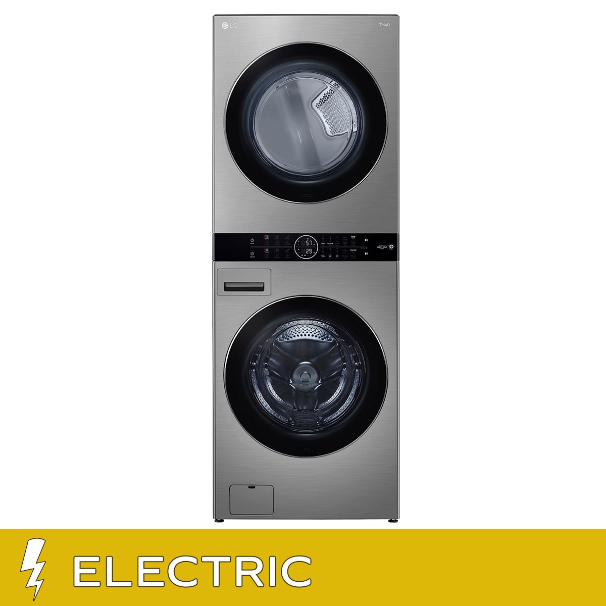 LG Single Unit Front Load WashTower with 5.2 cu ft. Steam Washer and 7.4 cu ft. Electric Steam Dryer