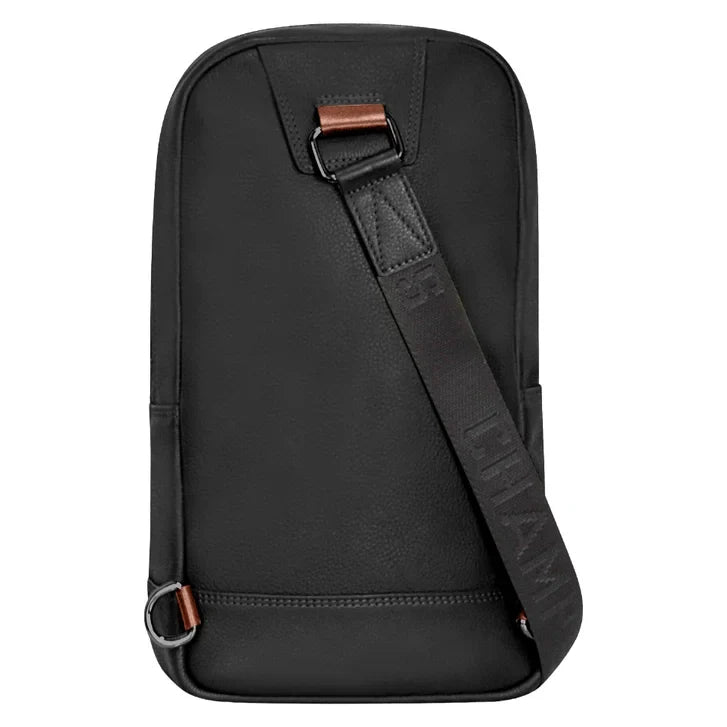 Champs Onyx Collection Leather Sling Bag
