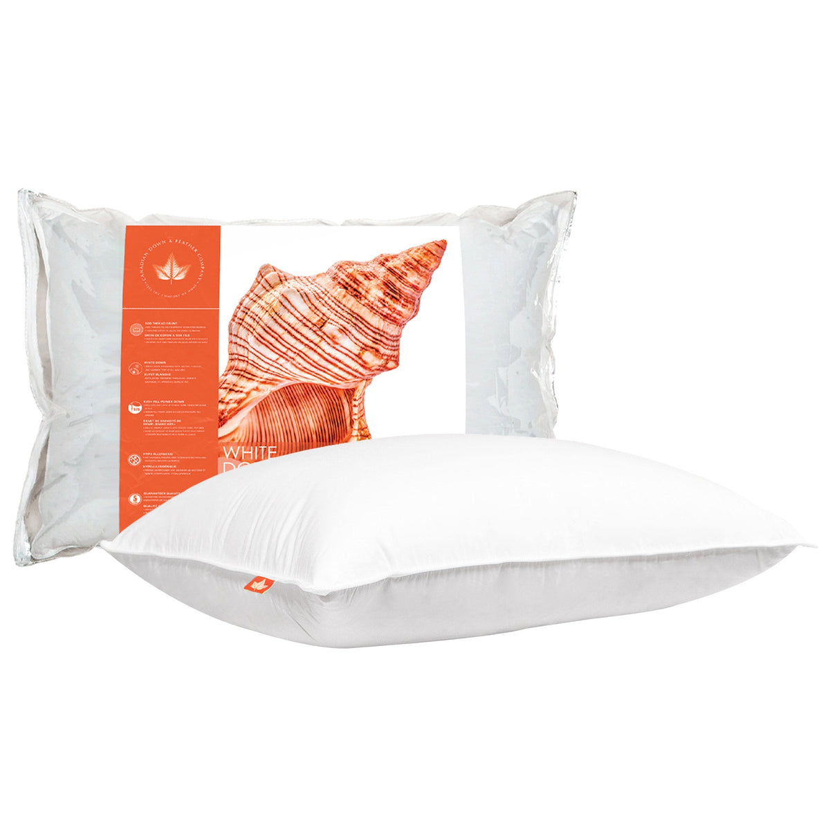 Canadian Down & Feather Company 625 Loft White Down Pillow