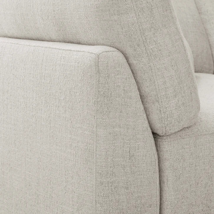 Aiden & Ivy Dayna 4-piece Modular Fabric Sofa with Ottoman