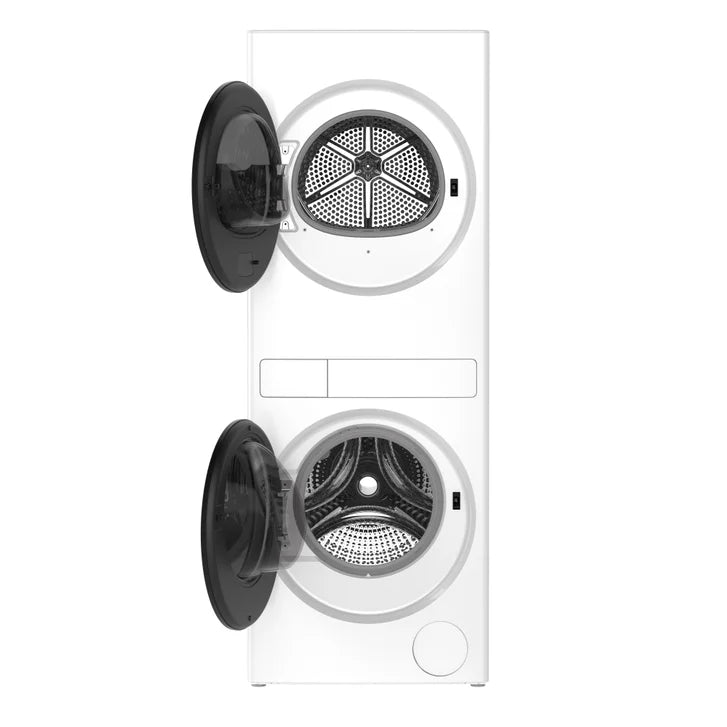 Whirlpool 24 in. Laundry Centre 3.2 cu ft. Washer and 4.3 cu ft. Electric Ventless Heat Pump Dryer
