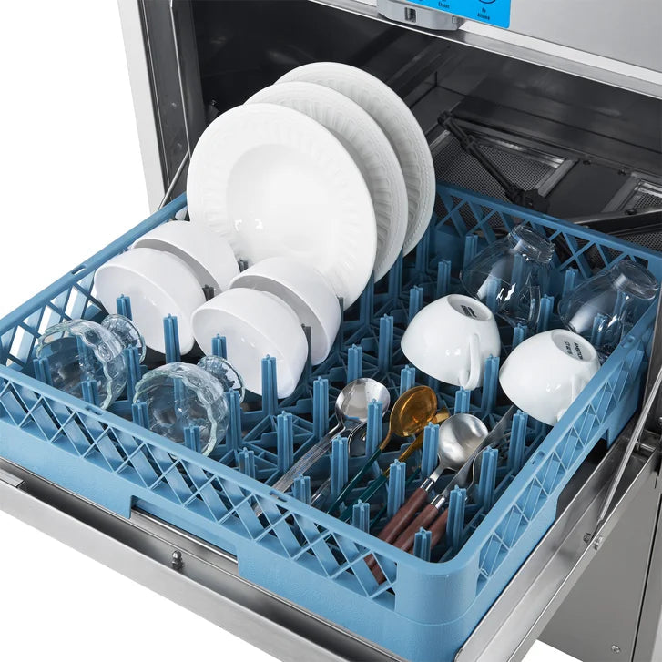 Forno 24 in. Stainless Steel Commercial Under-Counter Dishwasher with In-built Detergent and Rinse Aid Pumps