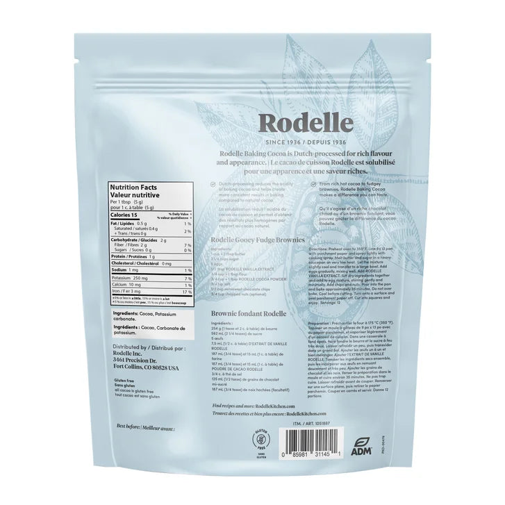 Rodelle Gourmet Baking Cocoa, 700 g