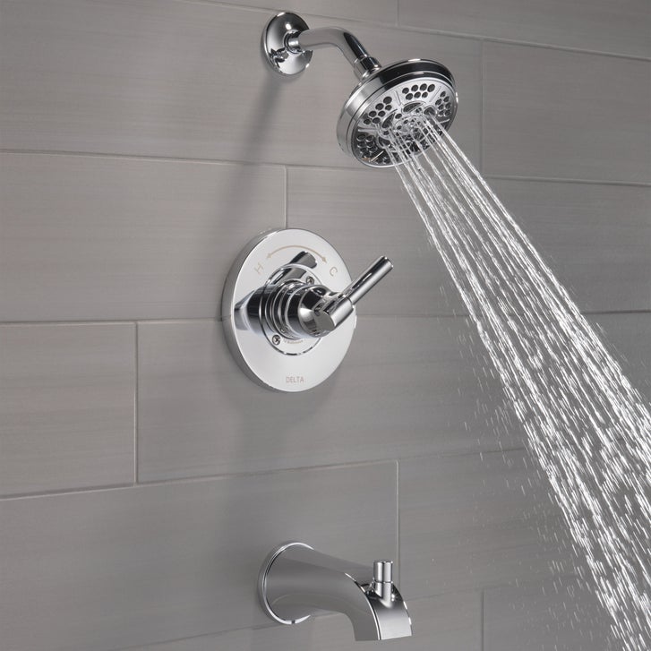 Delta Becker Monitor 14 Series Single Handle Tub and Shower Faucet