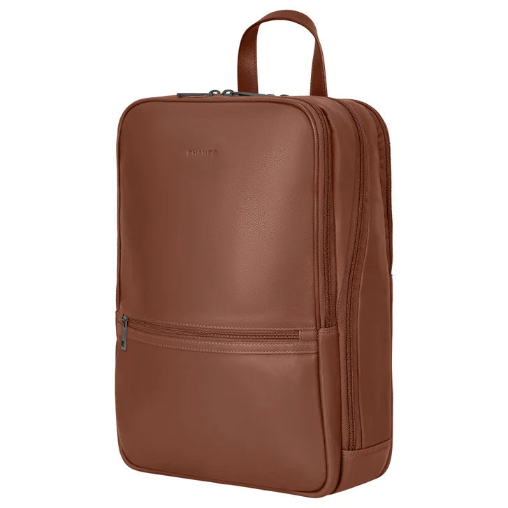 Champs Onyx Collection Classic Leather Backpack, 15 L