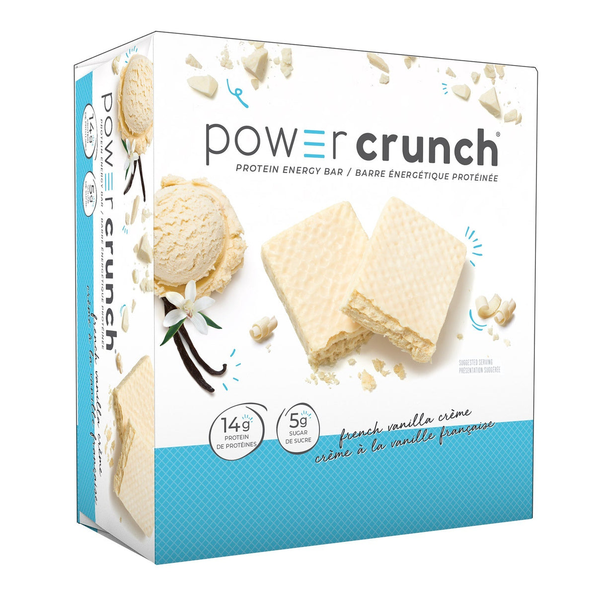 Power Crunch, Protein Bars, 12 × 40 g