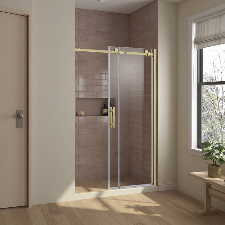 OVE Decors Kelsey 60 in. Sliding Glass Alcove Shower Door