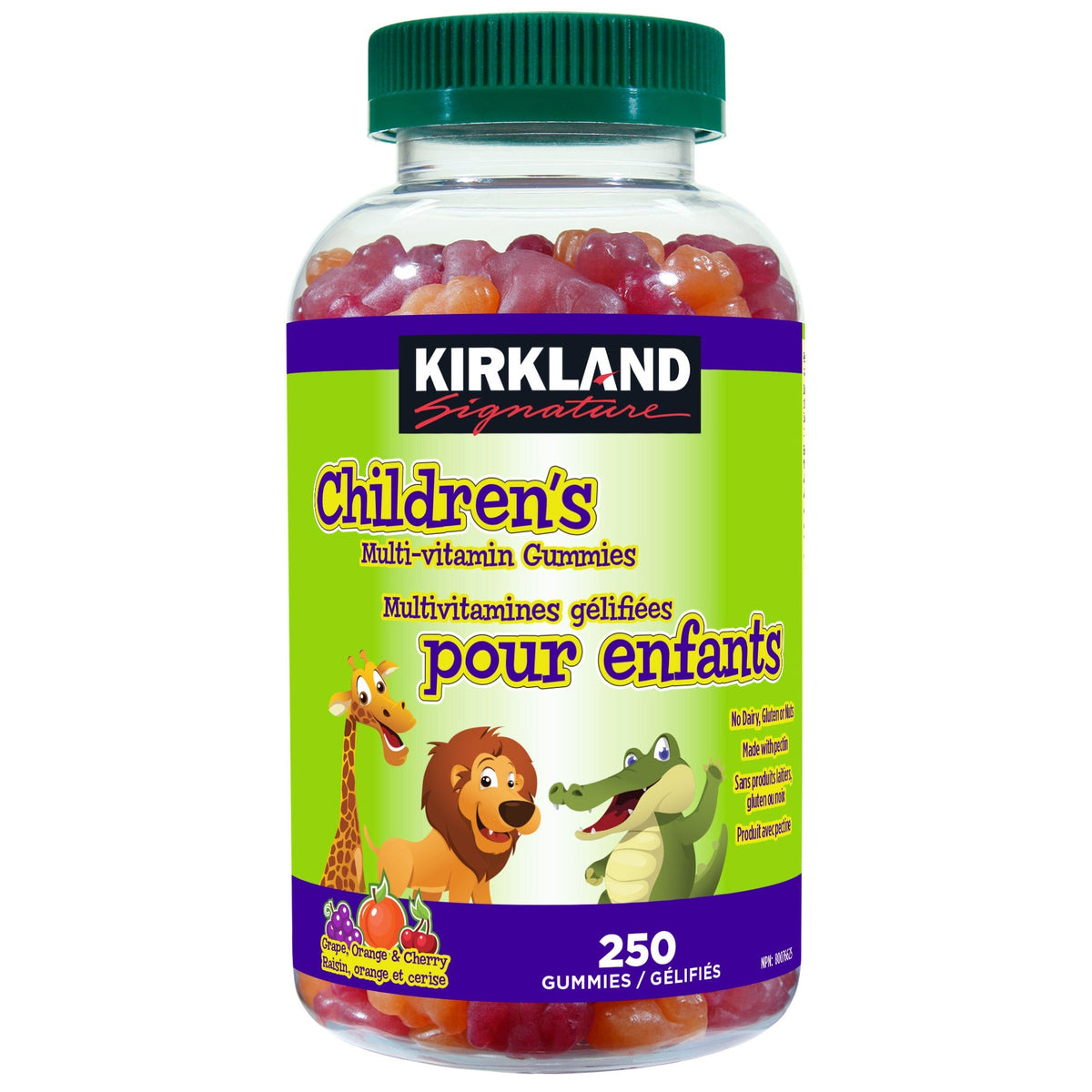 Kirkland Signature Children's Multi-vitamin Gummies - 250 gummies