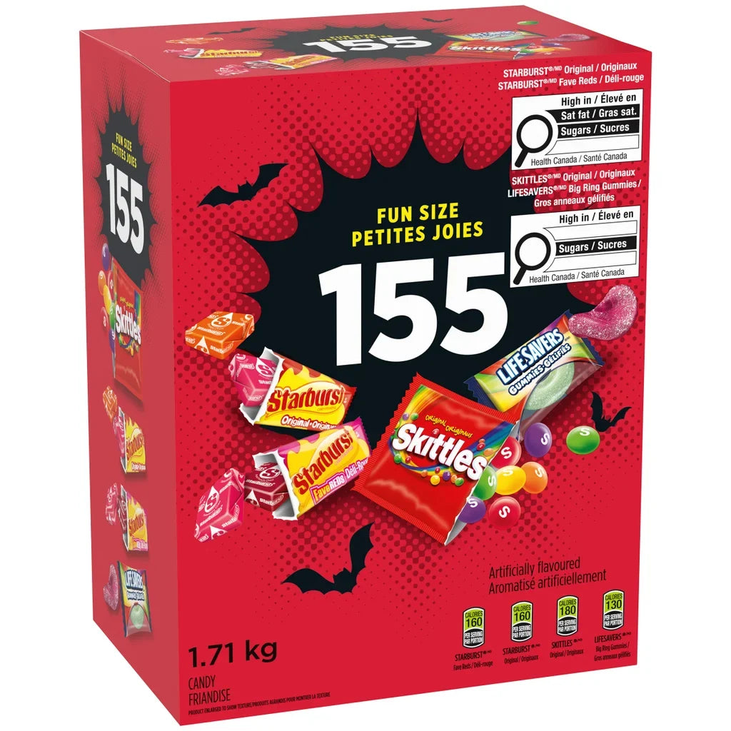 Skittles, Starburst and LifeSavers - Assorted Candy, 1.71 kg