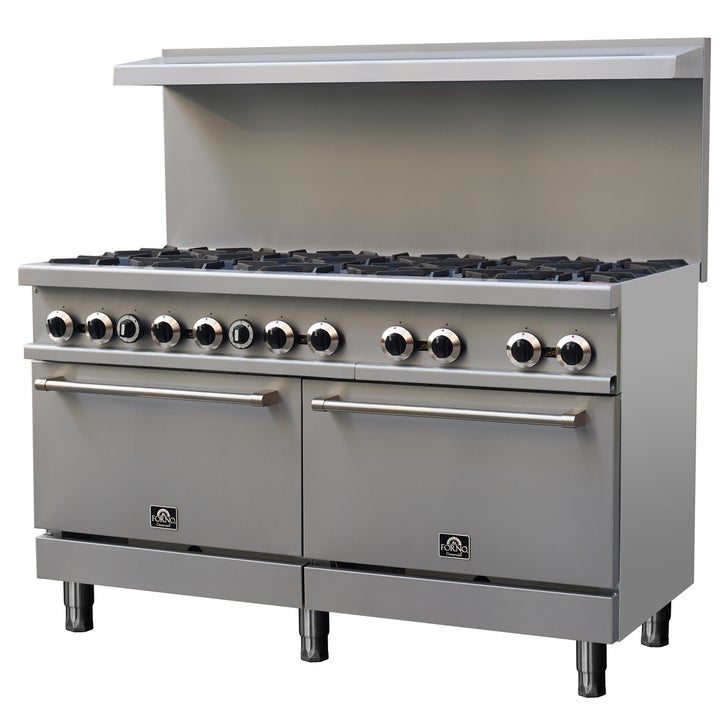 Forno Commerciale 60 Inch Stainless Steel Gas Range