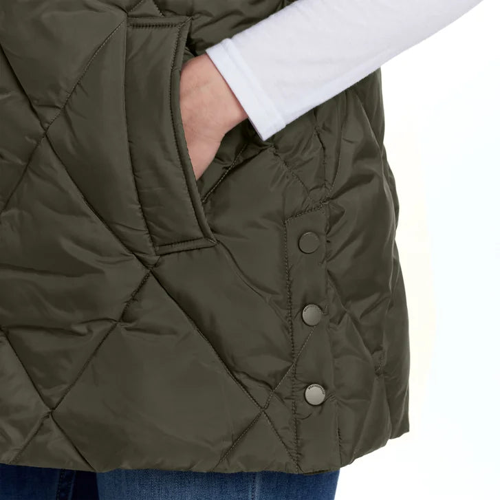 Weatherproof Women's Long Puffer Vest