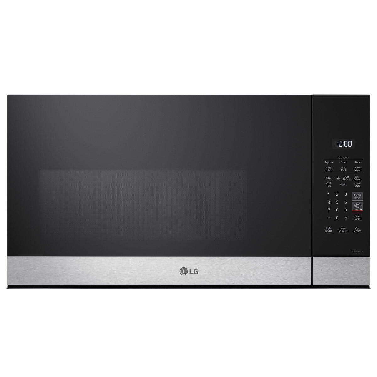 LG 30 in. 1.7 cu ft. Stainless Steel Over the Range Microwave with Auto Cook Settings, 300 CFM