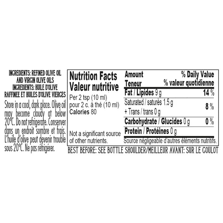 Bertolli Extra Light Tasting Olive Oil, 3 L