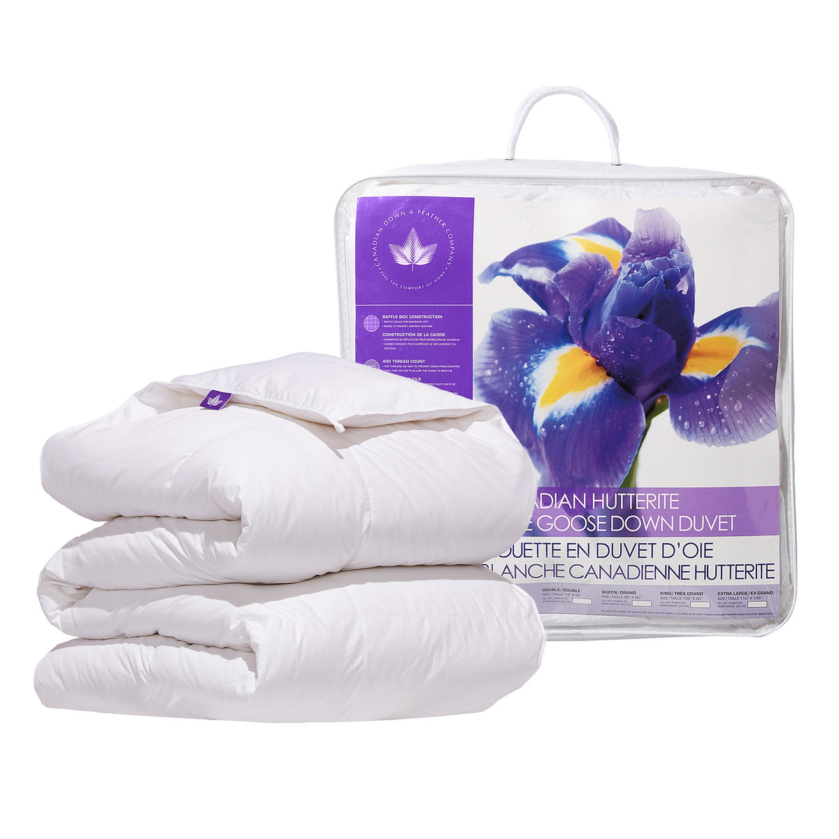 Canadian Down & Feather Company Hutterite White Goose Down Duvet