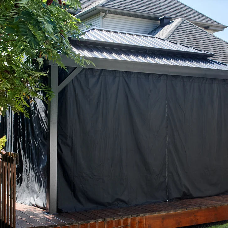 Sojag Alma 10 ft. x 14 ft. Gazebo with Mosquito Netting and Curtains