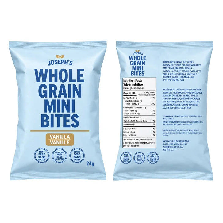 Joseph’s Whole Grain Mini Bites Variety Pack, 60 × 24 g