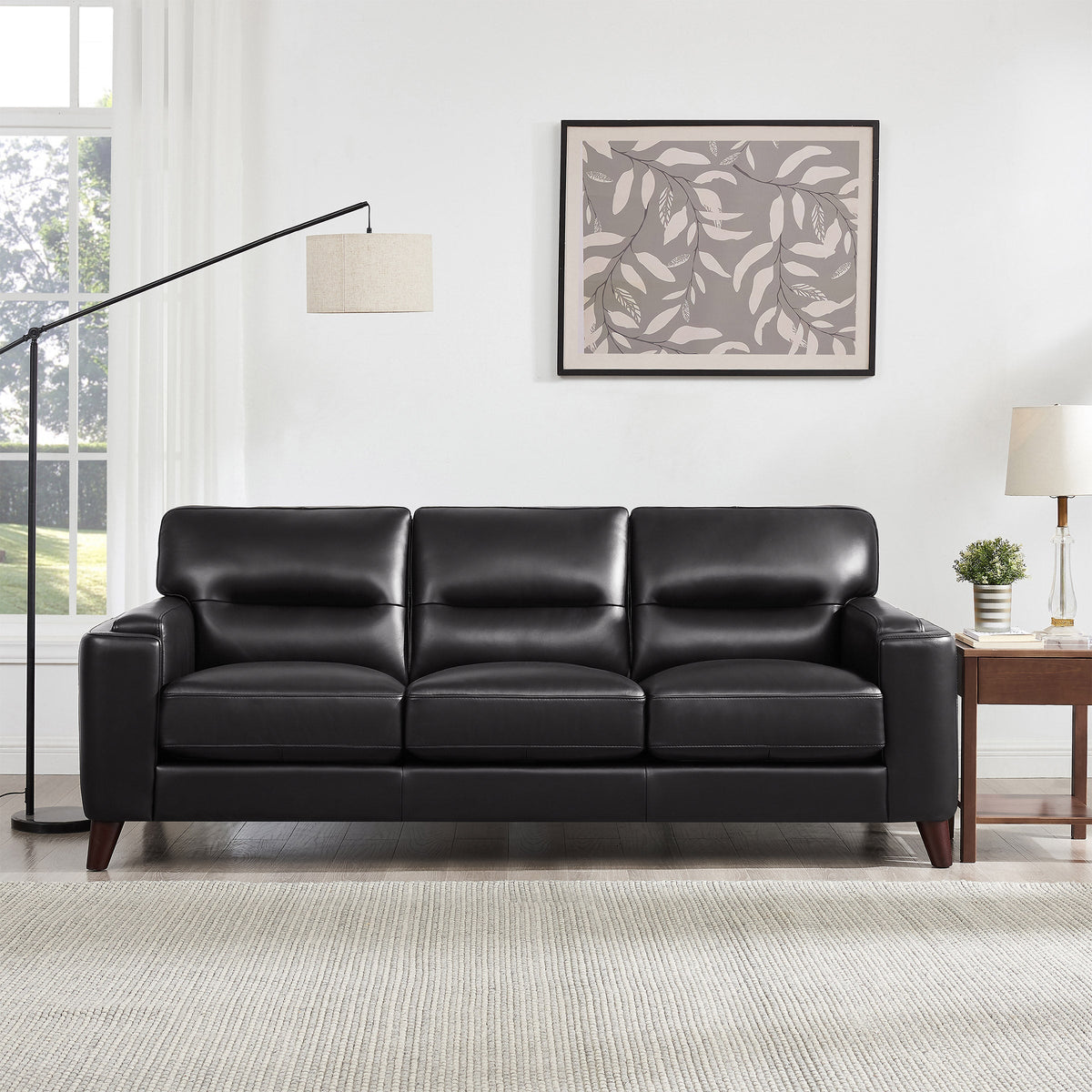 Prospera Home Sorena Top Grain Leather Sofa