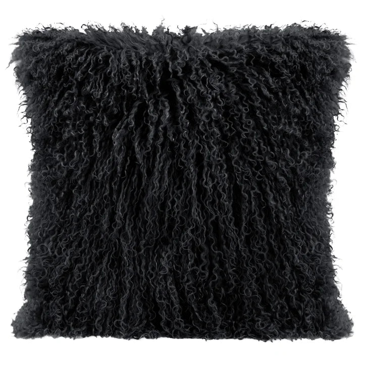 Mongolian Sheepskin Decorative Cushion