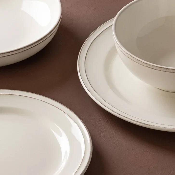 over&back Stoneware Dinnerware Set, 16-pieces