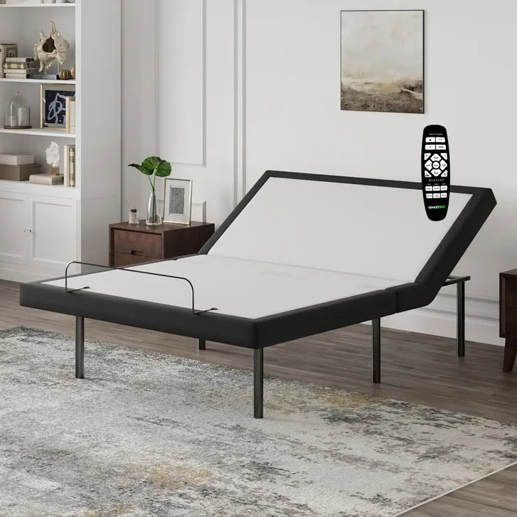 GhostBed Dual Harmony 35.6 cm (14 in.) Hybrid Mattress with Adjustable Bed Base