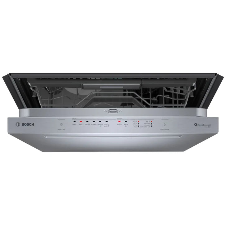 Bosch 500 Series 24 in Stainless Steel German Made Third Rack Dishwasher with Pocket Handle