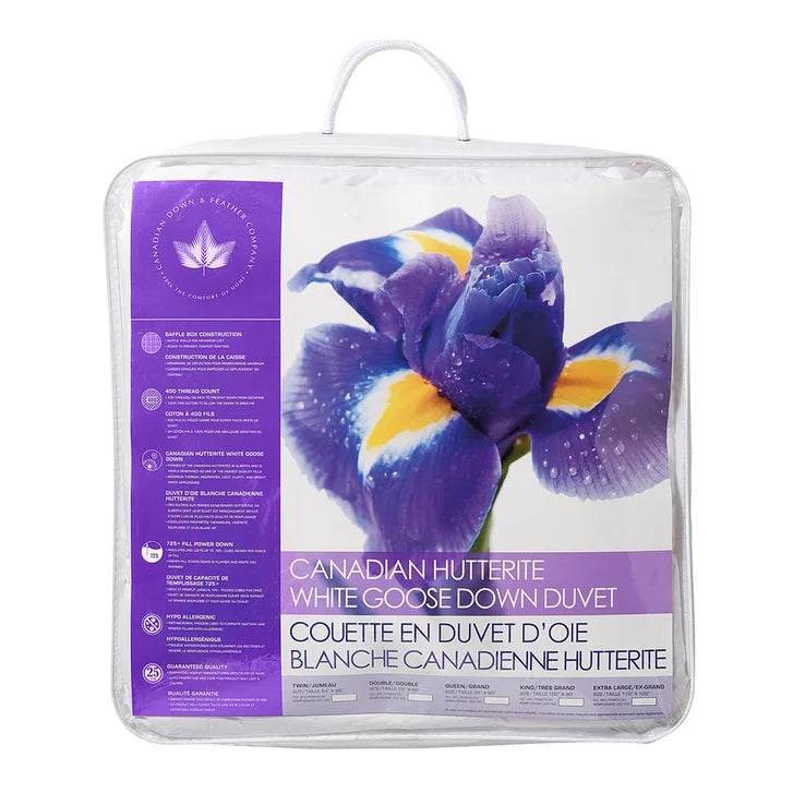 Canadian Down & Feather Company Hutterite White Goose Down Duvet