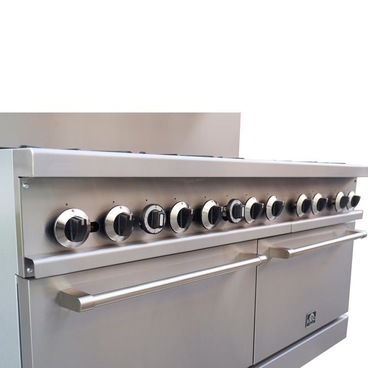 Forno Commerciale 60 Inch Stainless Steel Gas Range