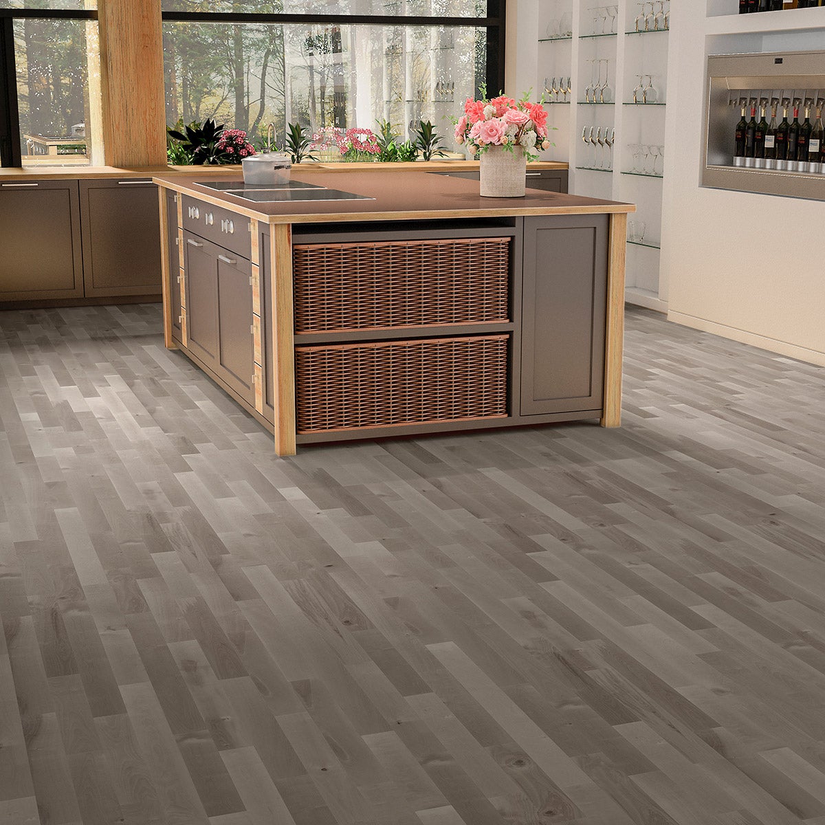 Mono Serra 8.25 cm (3.25 in.) Birch Hardwood Flooring