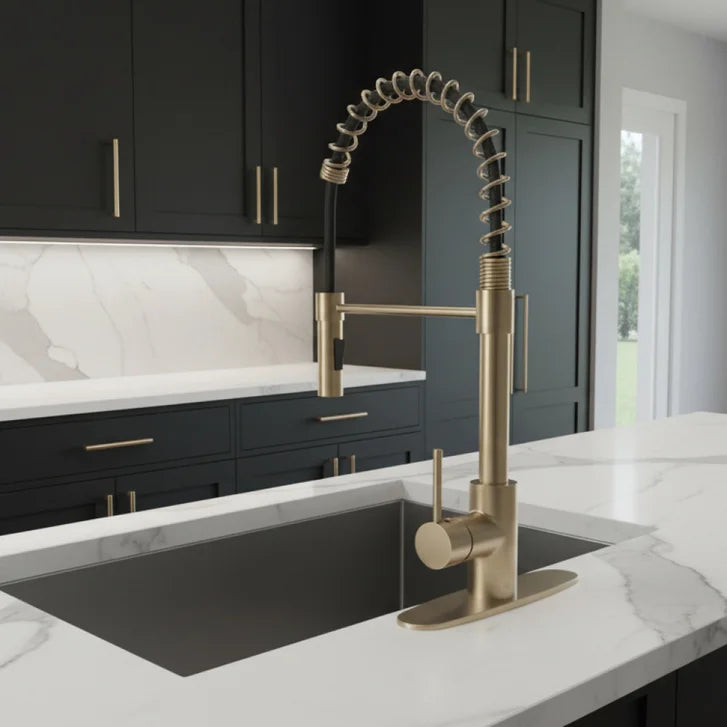Akuaplus Aurora Pull-Down Kitchen Faucet.