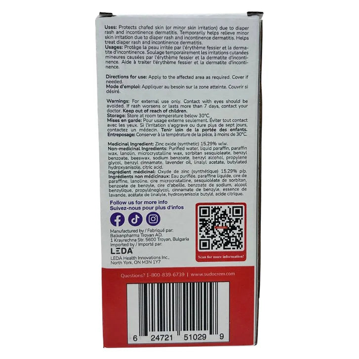 Sudocrem Diaper Rash Cream, 2 × 400g