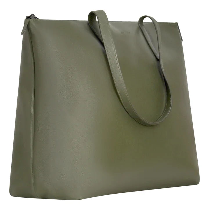 Champs Onyx Collection Leather Business Tote, 24 L