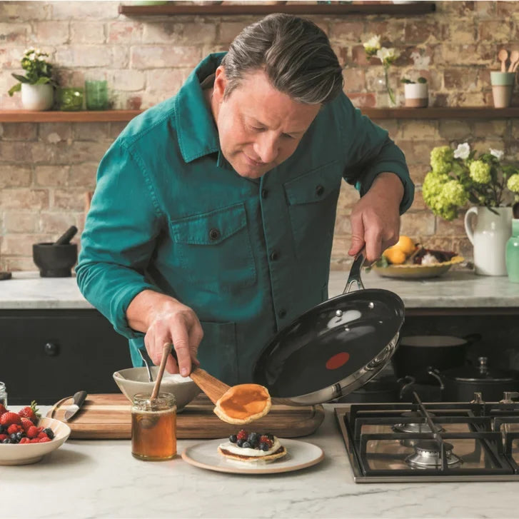 Jamie Oliver by Tefal Stainless Steel Cookware Set, 10-pieces