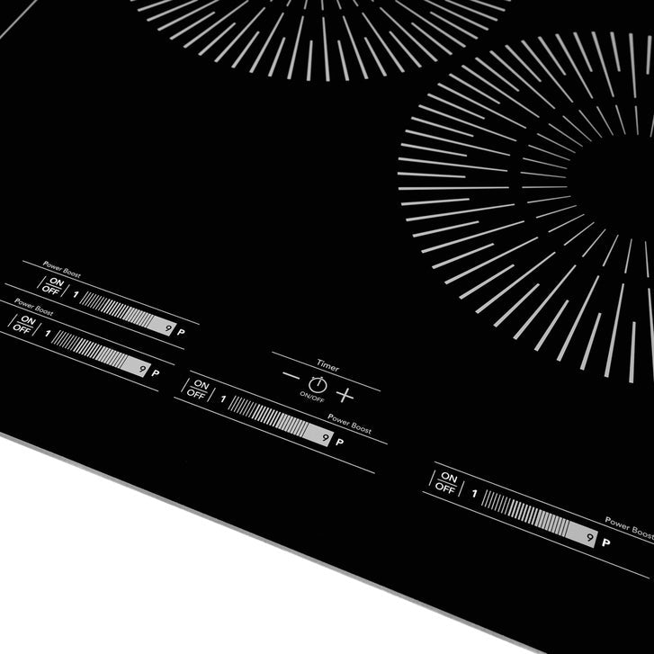 Frigidaire 30 in Induction Black 4 Element Cooktop with Pan Detection