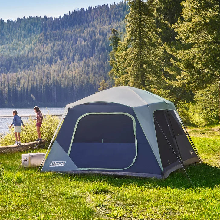 Coleman Skylodge 10-Person Camping Tent, Blue Nights