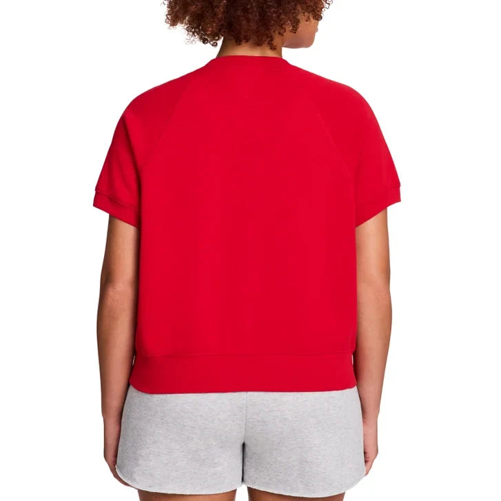 Champion Women's Short Sleeve Logo Fleece Sweater