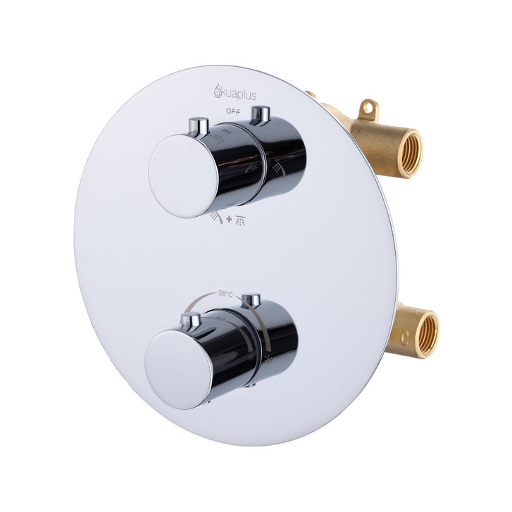 Akuaplus Elite Mya Thermostatic Handheld Shower and Shower Head