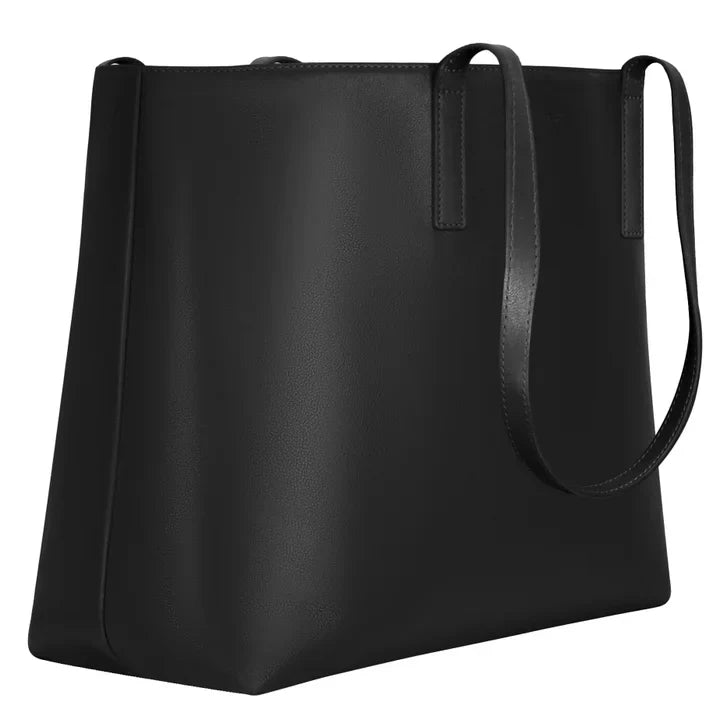 Champs Onyx Collection Leather Business Tote, 22 L