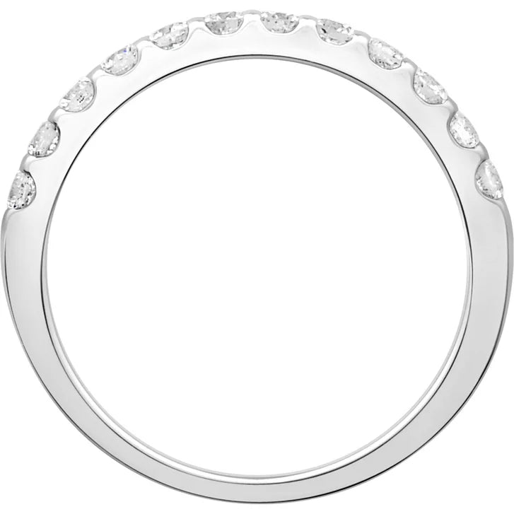 Round Brilliant Diamond Wedding Band (0.50 ctw)