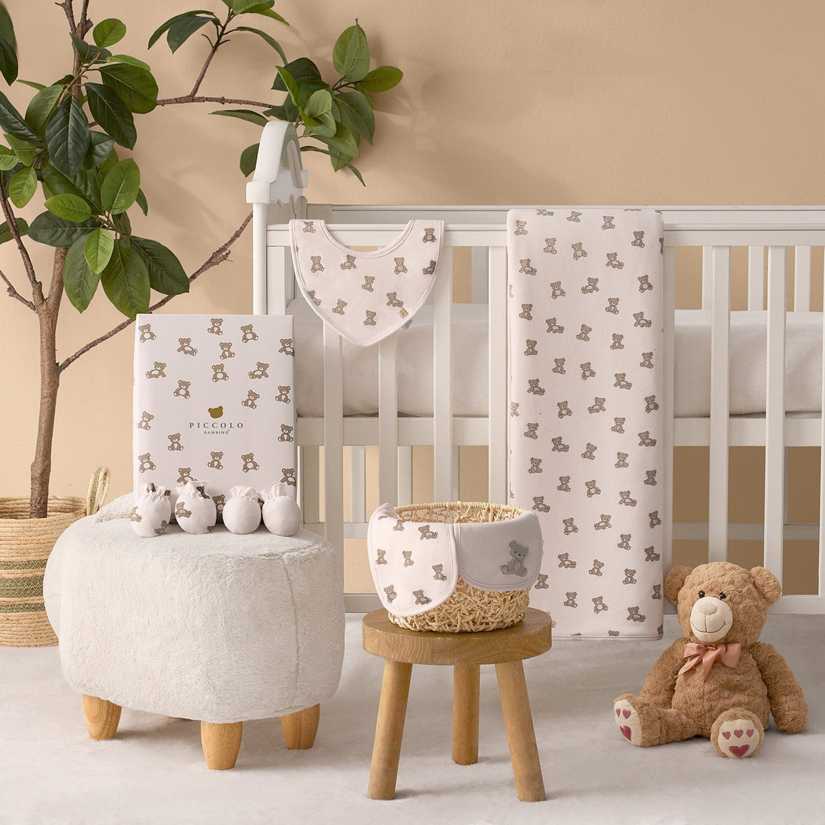 Piccolo Bambino Baby Gift Box Bundle, 6-piece