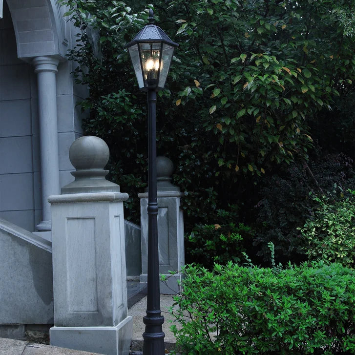 Lutec Outdoor LED Solar Post Light