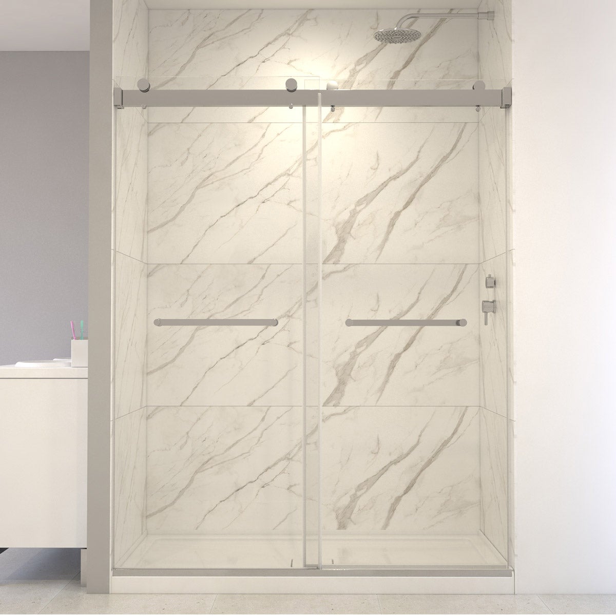 Appollo Bison 32 in. x 60 in. Alcove Shower Kit