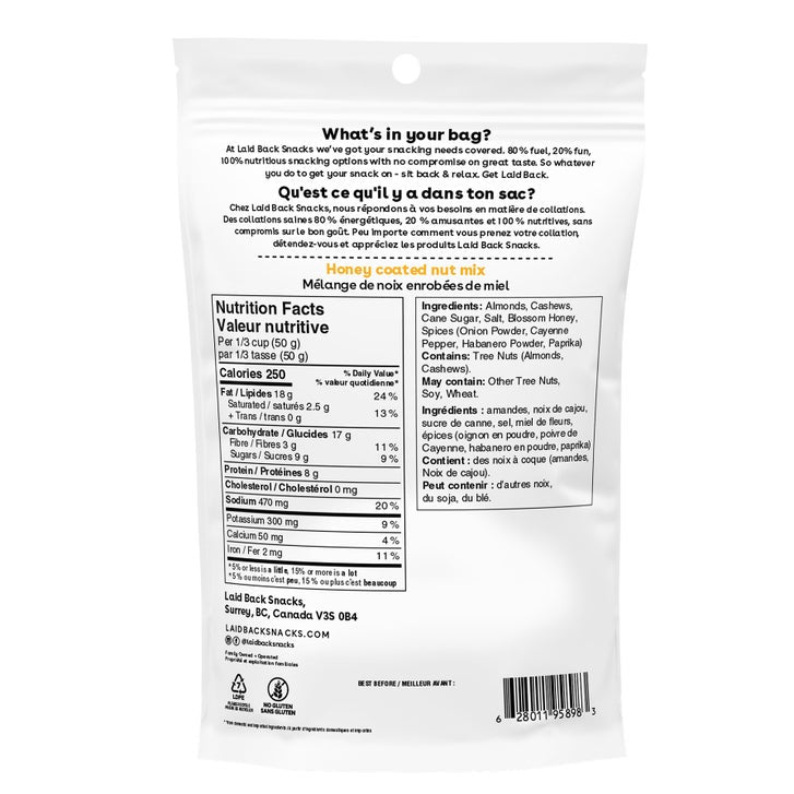 Laid Back Snacks, Snack Mix, 10 × 130 g