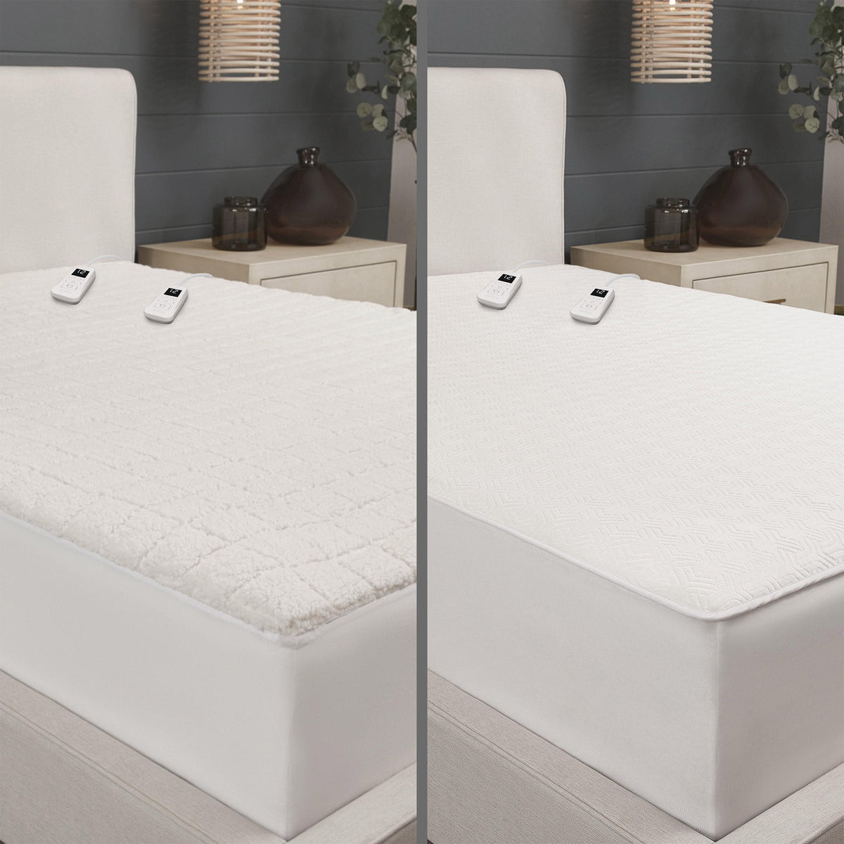 Sunbeam Reversible 2-in-1 Mattress Pad