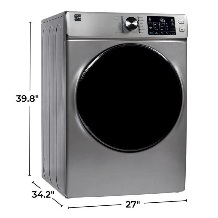 Kenmore Laundry Bundle 5.2 cu ft. Front Load Washer and 8.0 cu ft. Electric Dryer