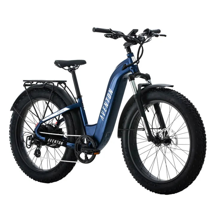 Aventon Aventure V2.5 Step Through Fat Tire E Bike, 97 km Max Range