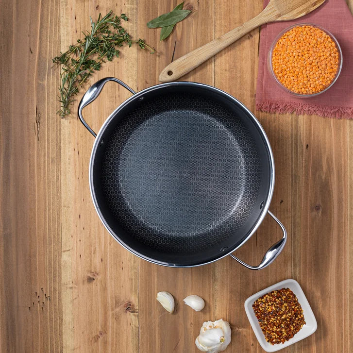 HexClad Saucepan Set with Trivets, 6-piece