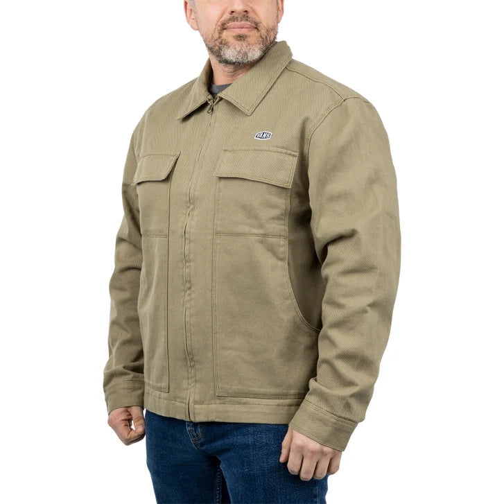 Vans Men's Mcavoy Zip Station Jacket – Casual Full-Zip Coat with Collar