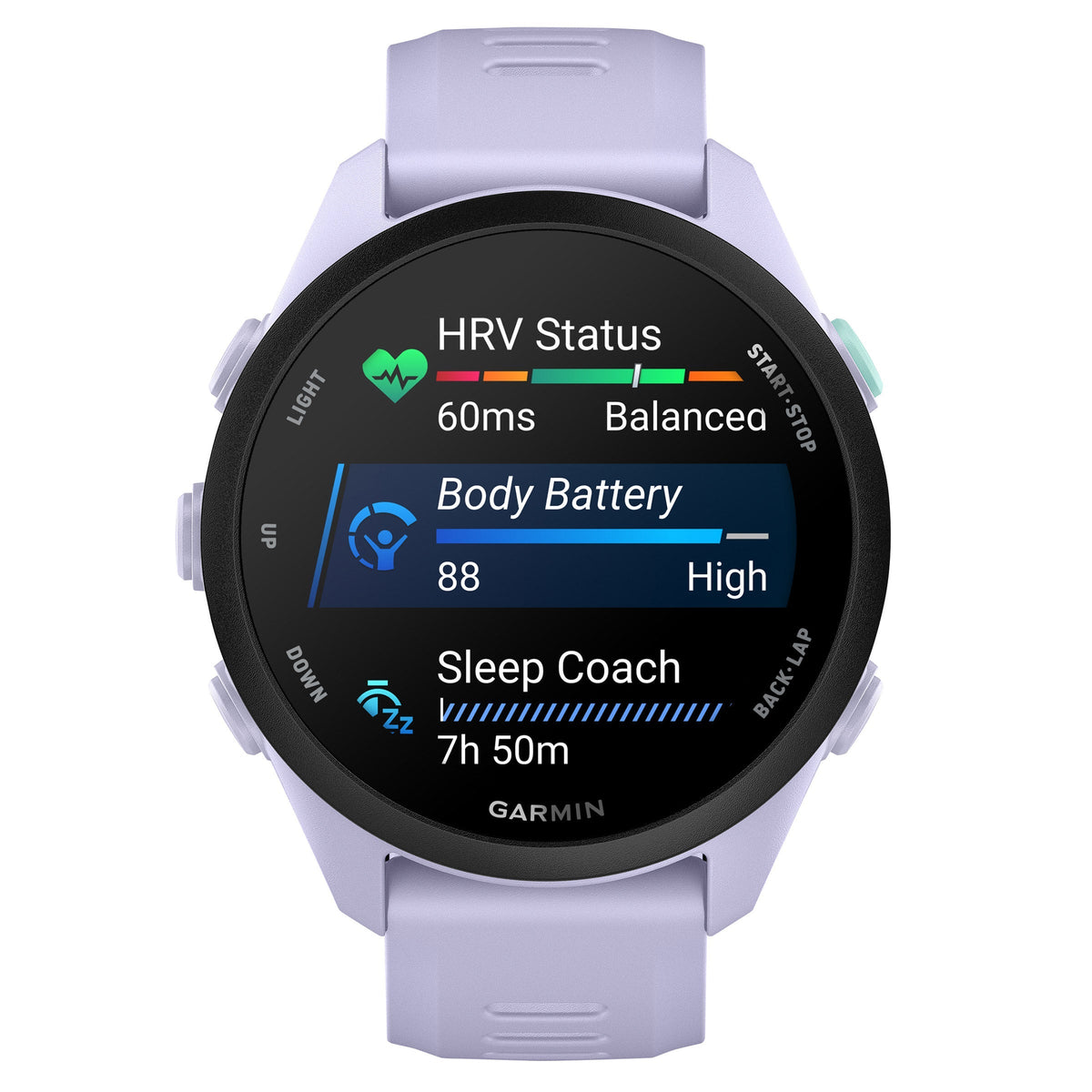 Garmin Forerunner 70 Smartwatch, includes USB-C and USB-A Charging Cables