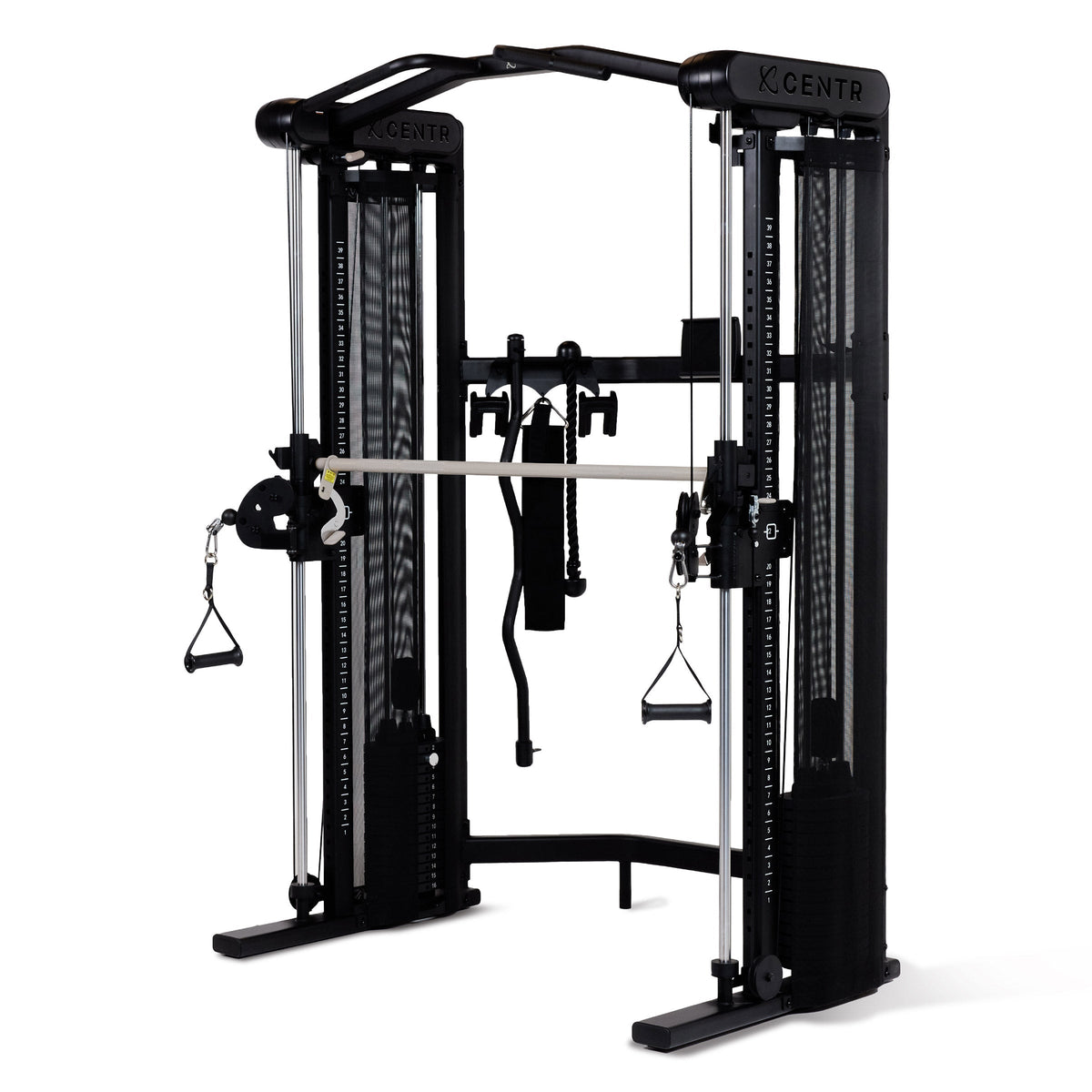 Centr 3 Home Gym Smith Functional Trainer with Folding Workout Bench, and 3-month Centr Membership